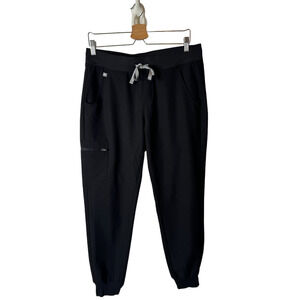 FIGS Medium Black 5-Pocket Zamora Jogger Scrub Pants 4-Way Stretch